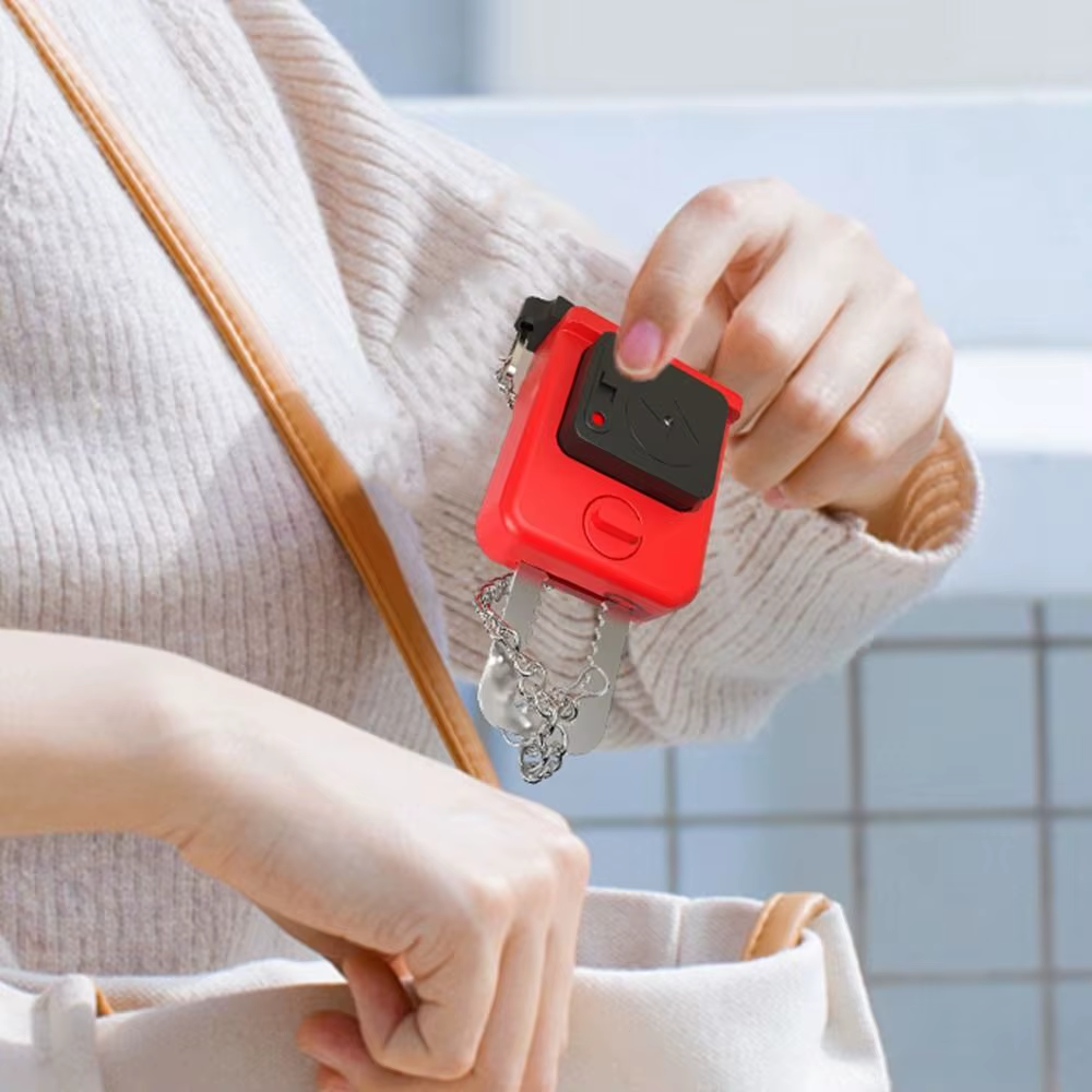 New Anti-theft Door Lock Alarm Adjustable Portable Door Stopper 120 dB Security Supplies Burglar Alarm Traveling