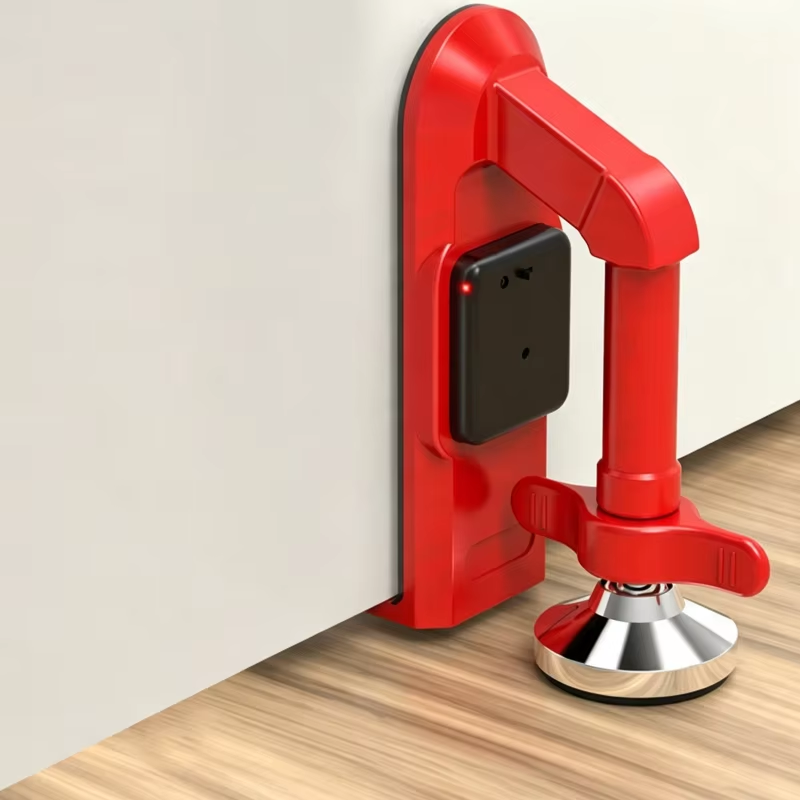 Security Alarm Door Stopper Anti-collision Vibration Sensing Door Blocker Brace For Apartment Hotel Personal Home Safety