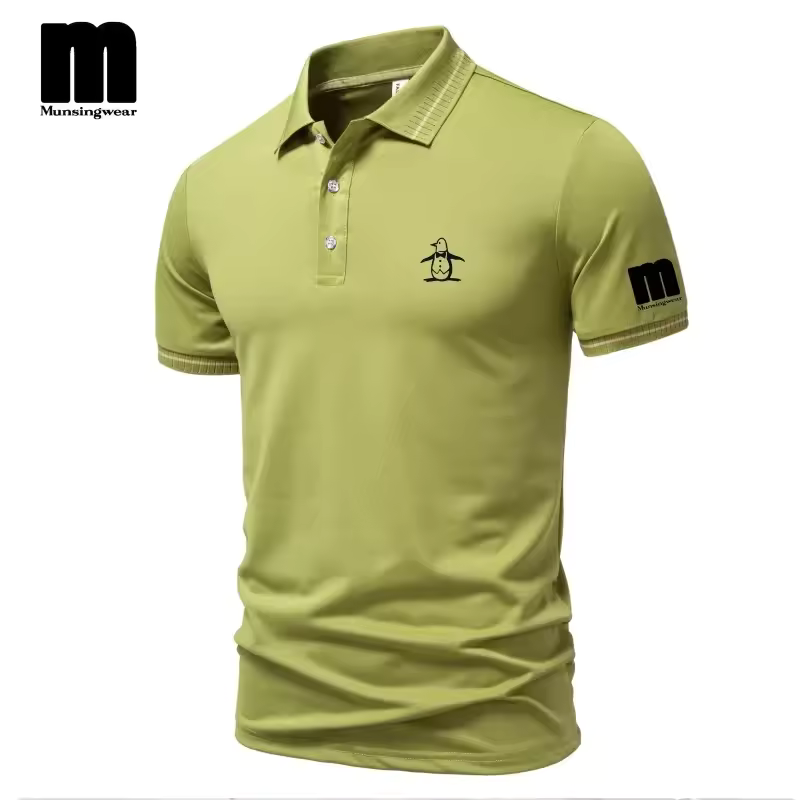 Golf Clothing 2026 Summer New Luxury High Quality Fast Drying Fashion Men's and Women's Sports Short Sleeve Top Golf Polo Shirt